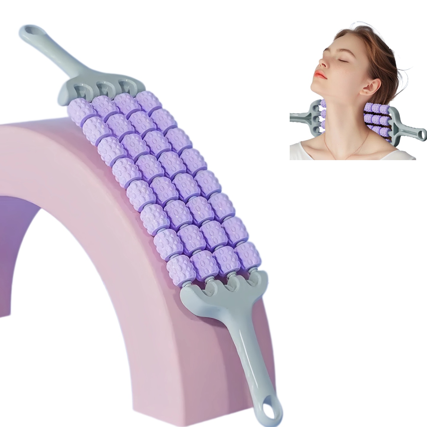 Muscle Roller Stick - أداة تدليك يدوية بثلاث أو أربع