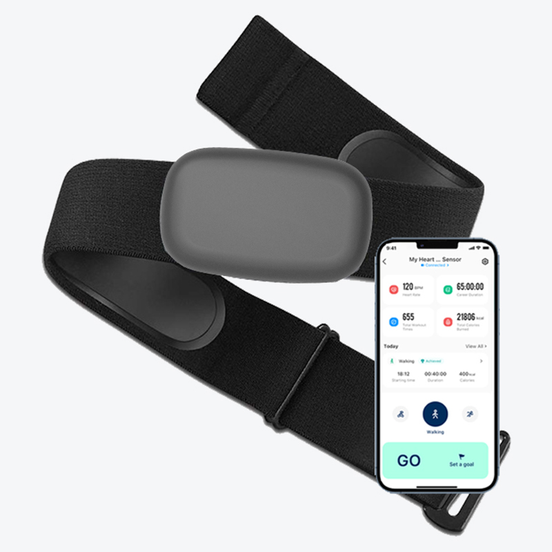 Heart Rate Strap Chest - FITCENT5.3 Khz حزام رصد معدل ضربات