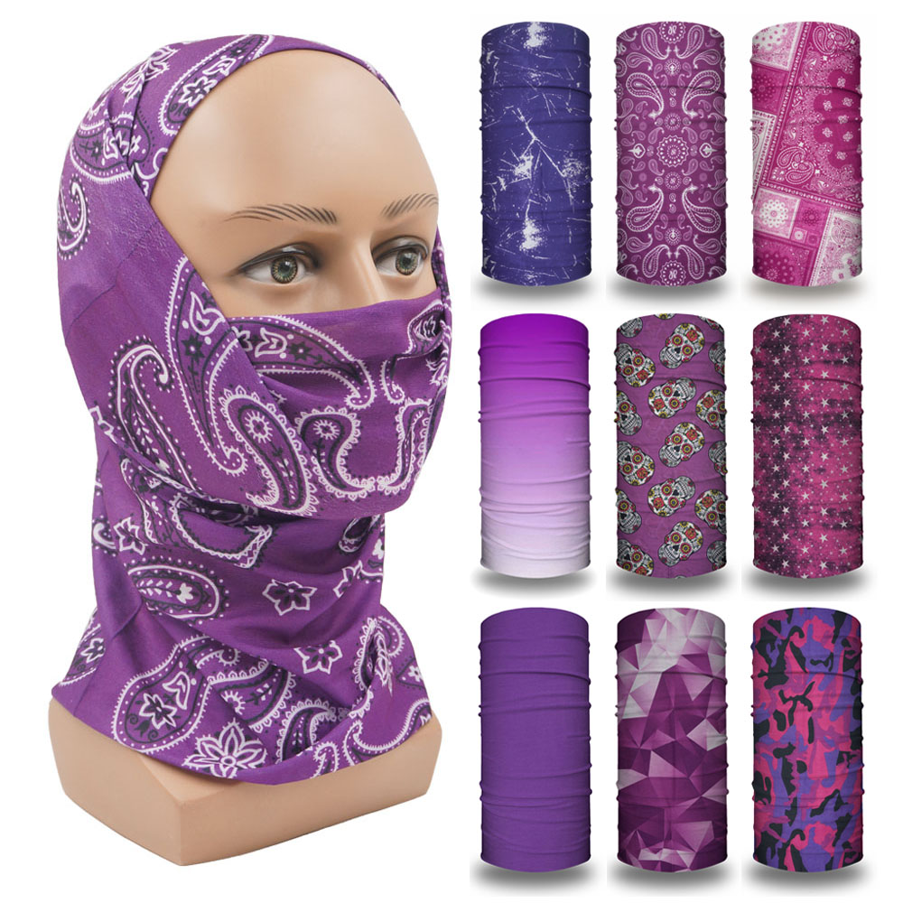 Running Gear Headband - الأرجواني بالاكلافا النساء تشغيل التخييم عقال