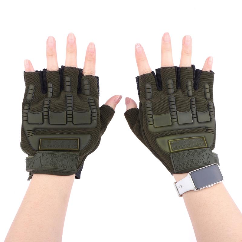 قفازات أطفال نصف إصبع قابلة لل - مراجعة Running Gear For Kids Girls وسعره