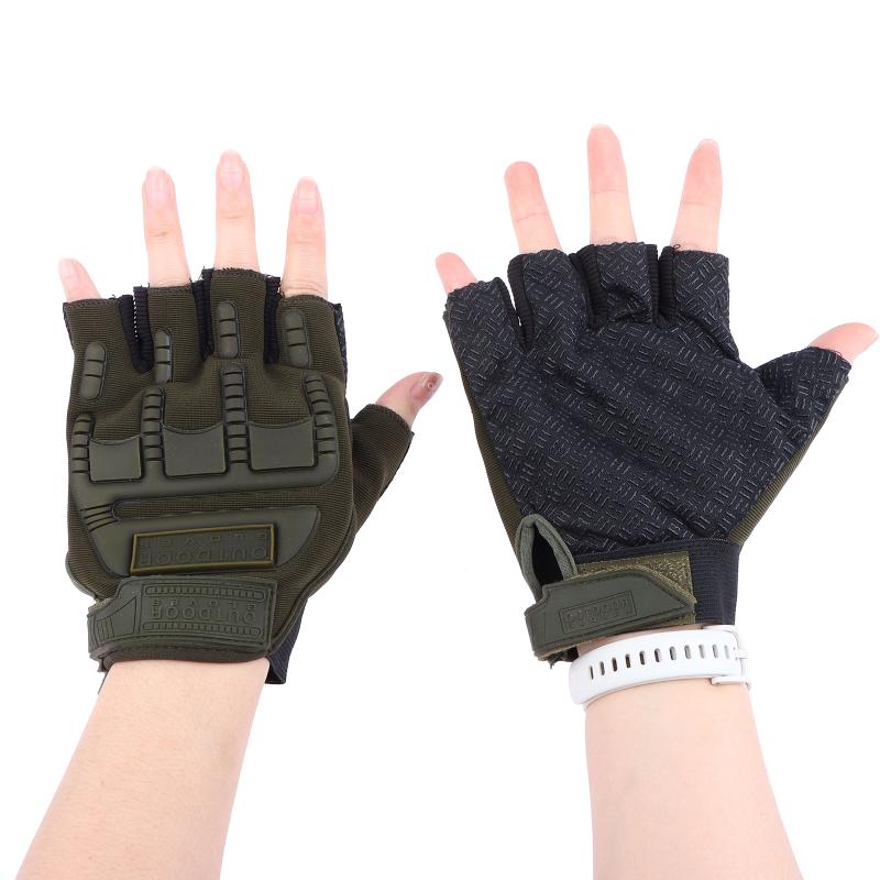 قفازات أطفال نصف إصبع قابلة لل - مراجعة Running Gear For Kids Girls وسعره