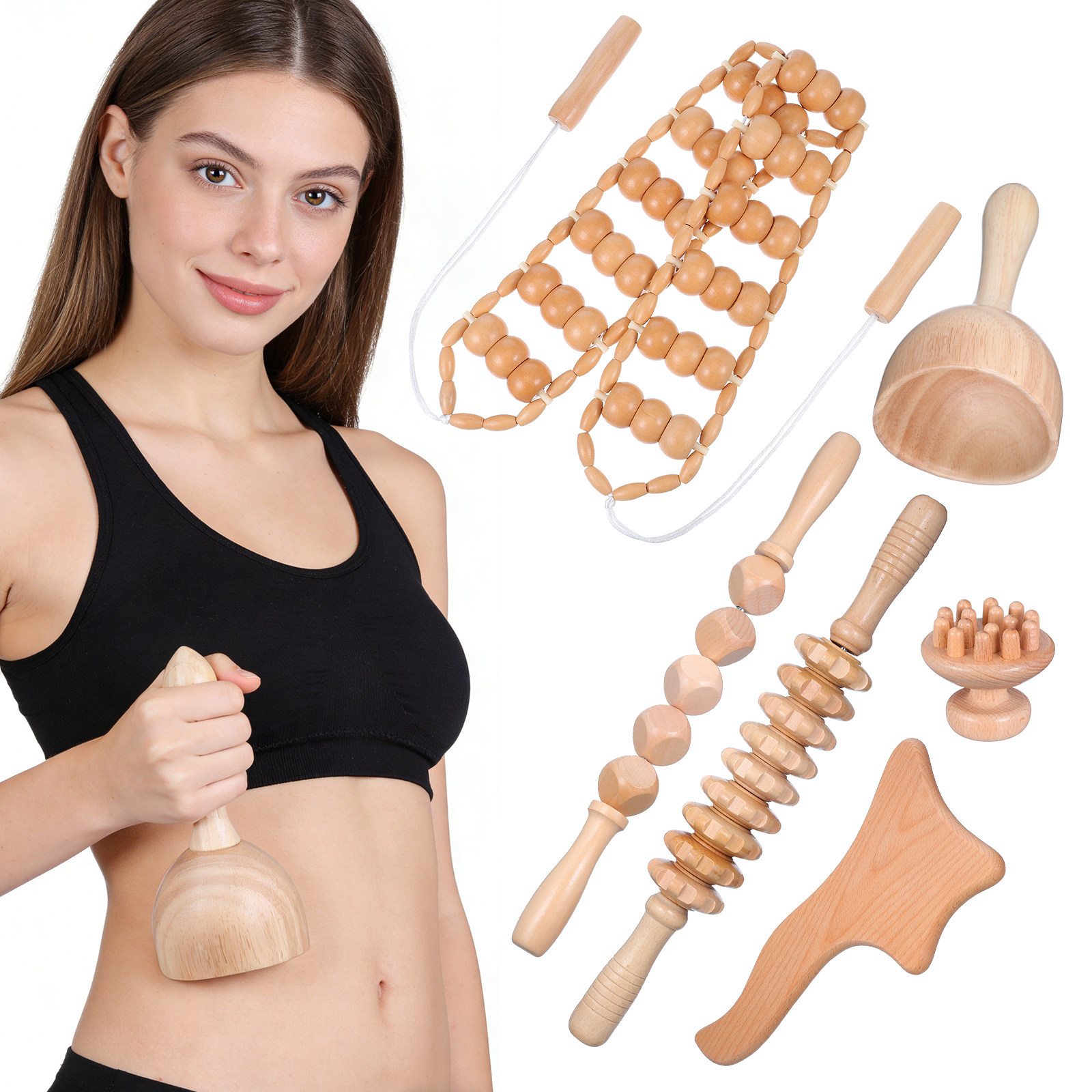 مجموعة أدوات تدليك من 6 قطع، ط - مراجعة Muscle Roller Stick وسعره