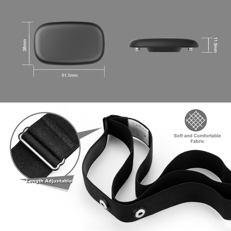 FITCENT5.3 Khz حزام رصد معدل ض - مراجعة Heart Rate Strap Chest وسعره