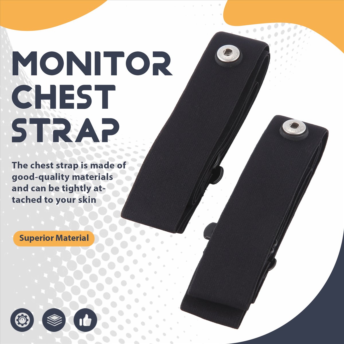حزام صدر مرن لقياس معدل ضربات  - مراجعة Heart Rate Strap Chest وسعره