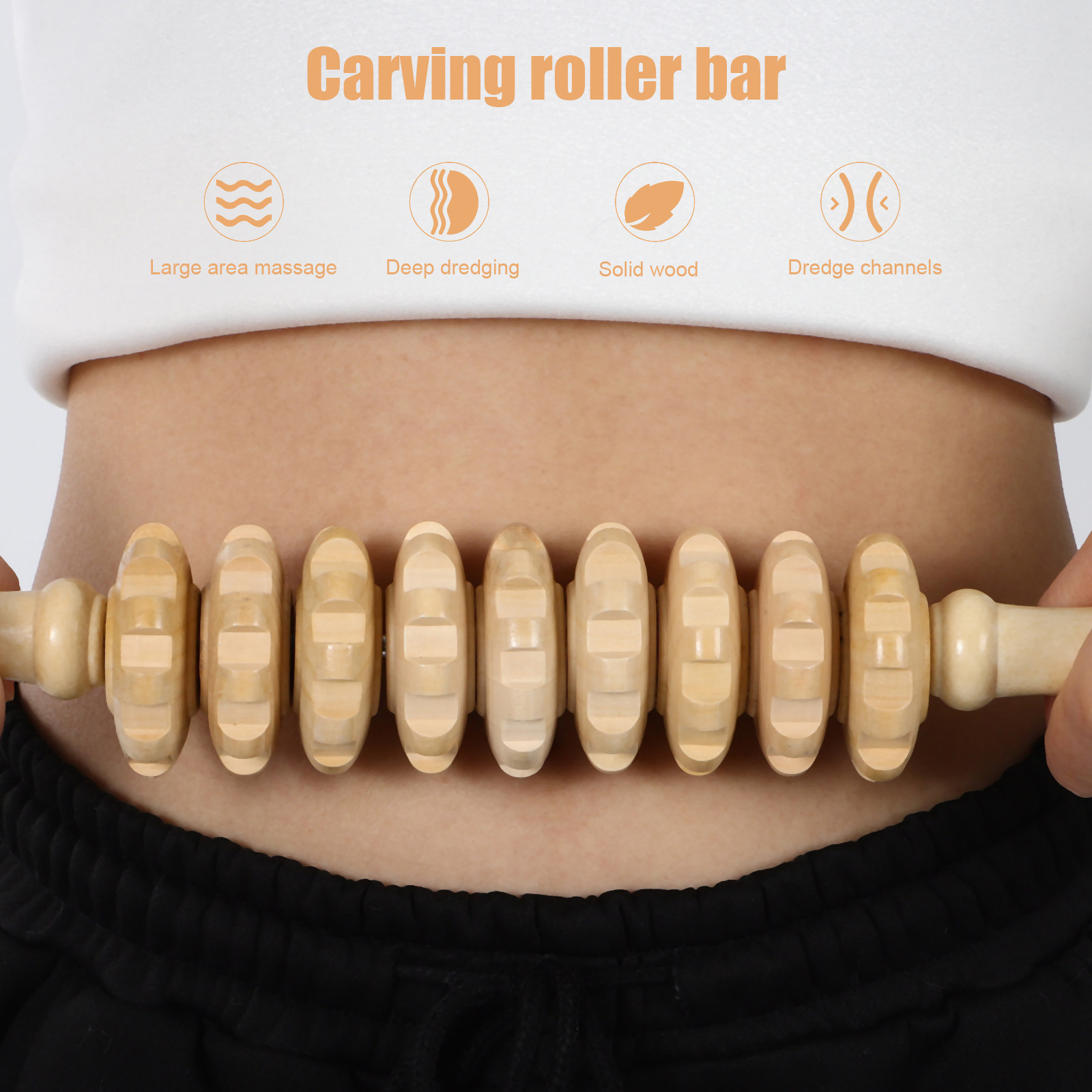 مجموعة أدوات تدليك خشبية من 6  - مراجعة Muscle Roller Stick وسعره
