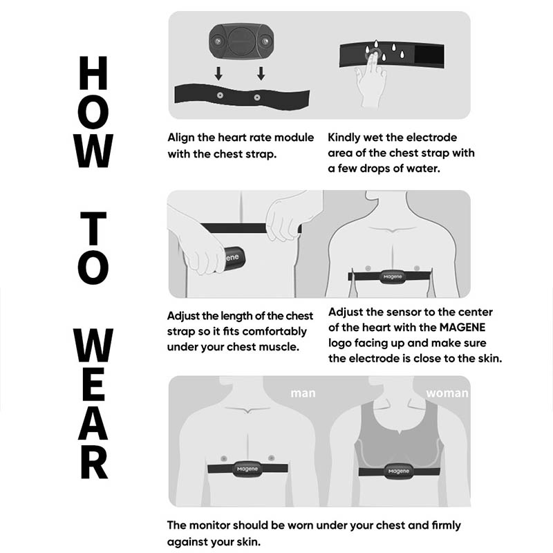 Magene H303 مستشعر معدل ضربات  - مراجعة Heart Rate Strap Chest وسعره
