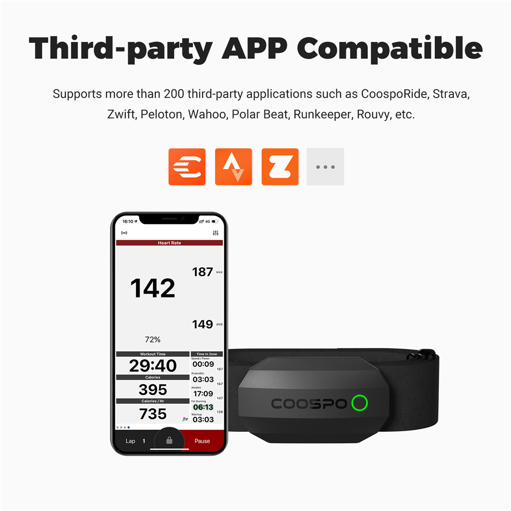 COOSPO H808S مستشعر معدل ضربات - مراجعة Heart Rate Strap Chest وسعره