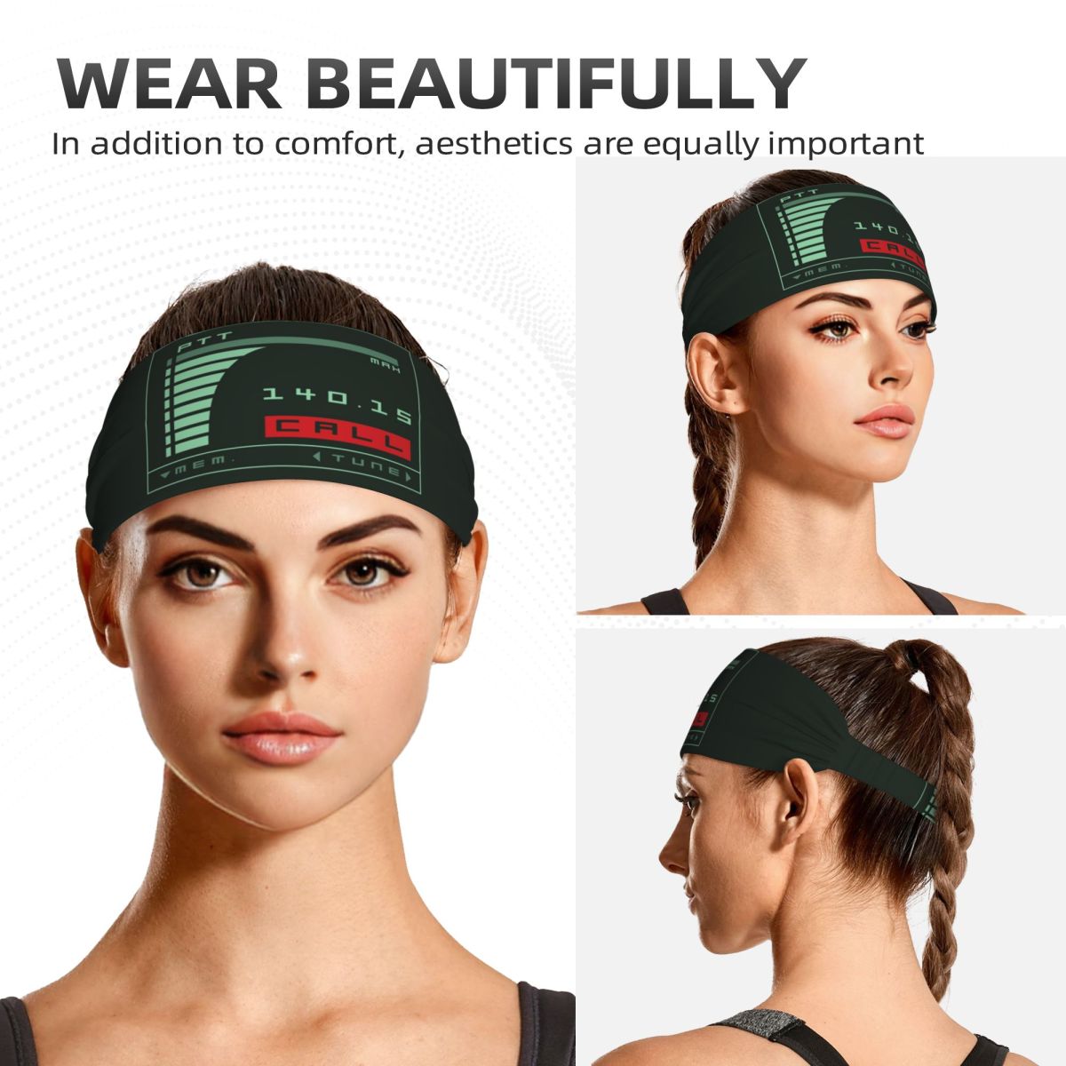 شاشة ميتال جير الصلبة الترميز  - مراجعة Running Gear Headband وسعره