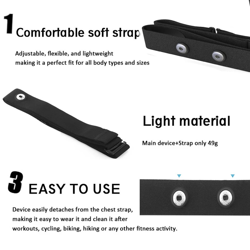حزام بديل ممتاز لمعدل ضربات ال - مراجعة Heart Rate Strap Chest وسعره
