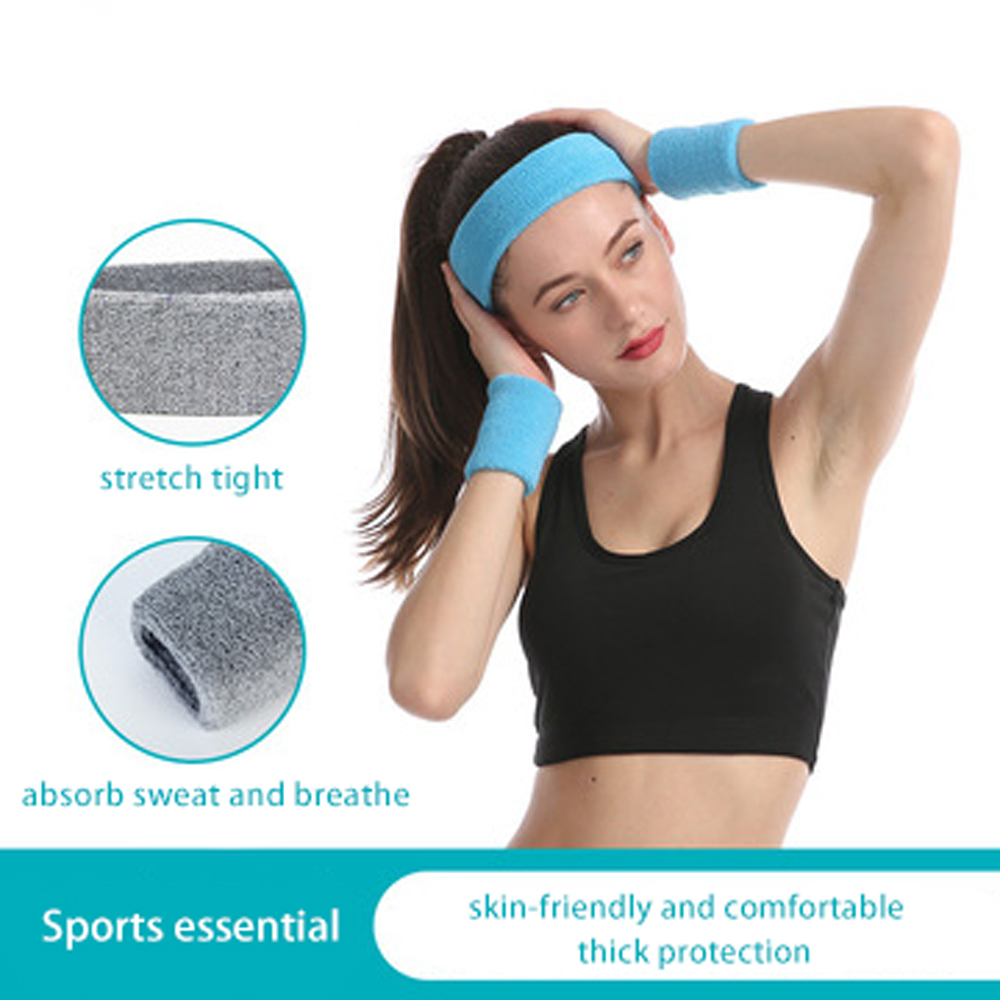منشفة رياضية معصمه عقال مجموعة - مراجعة Running Gear Headband وسعره